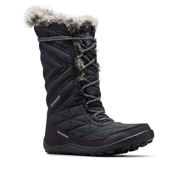 Columbia Minx Mid III Boots Black Grey For Women's NZ60185 New Zealand